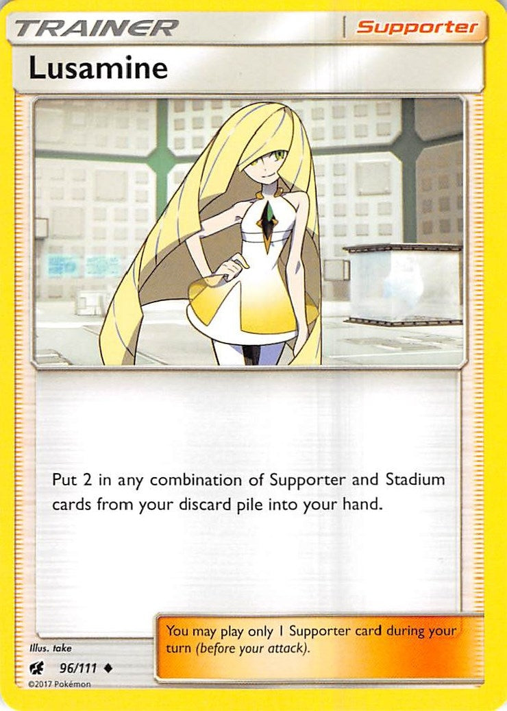 Image for Lusamine (SM - Crimson Invasion) (96/111) - Pokemon