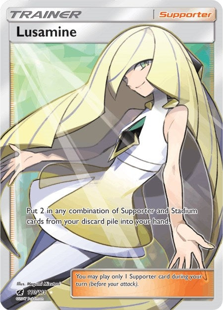 Image for Lusamine (Full Art) (SM - Crimson Invasion) (110/111) - Pokemon