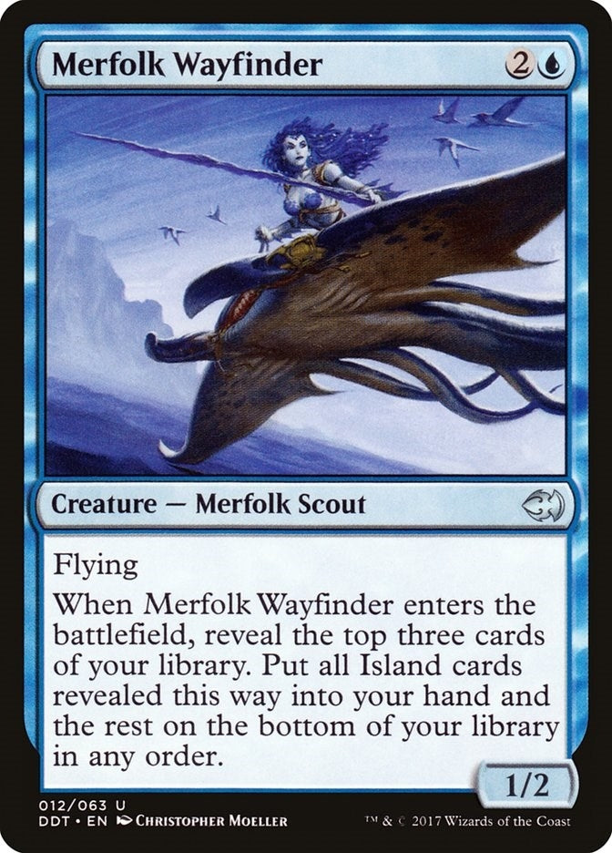 Image for Merfolk Wayfinder (Duel Decks: Merfolk vs. Goblins) (12) - Magic: The Gathering