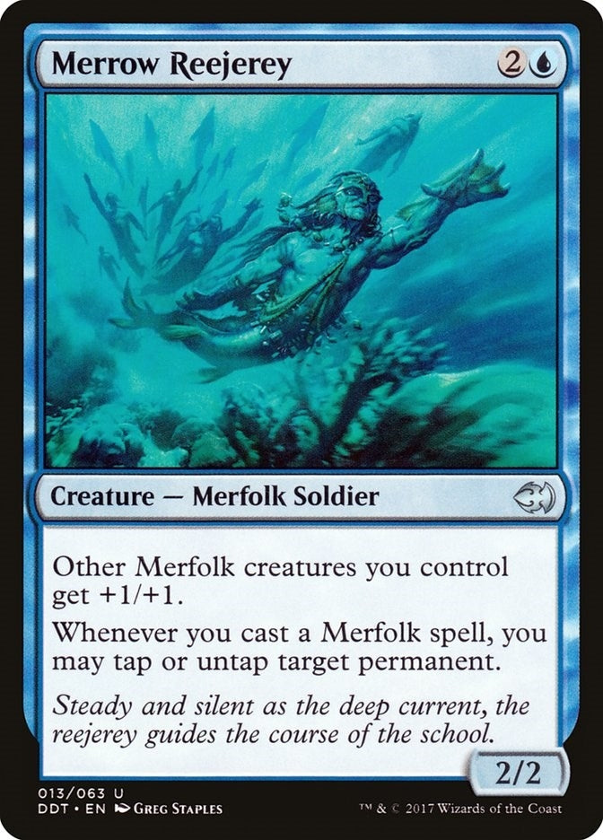 Image for Merrow Reejerey (Duel Decks: Merfolk vs. Goblins) (13) - Magic: The Gathering