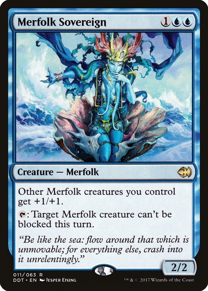 Image for Merfolk Sovereign (Duel Decks: Merfolk vs. Goblins) (11) - Magic: The Gathering