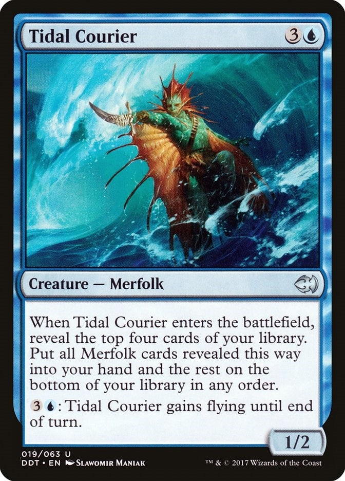 Image for Tidal Courier (Duel Decks: Merfolk vs. Goblins) (19) - Magic: The Gathering