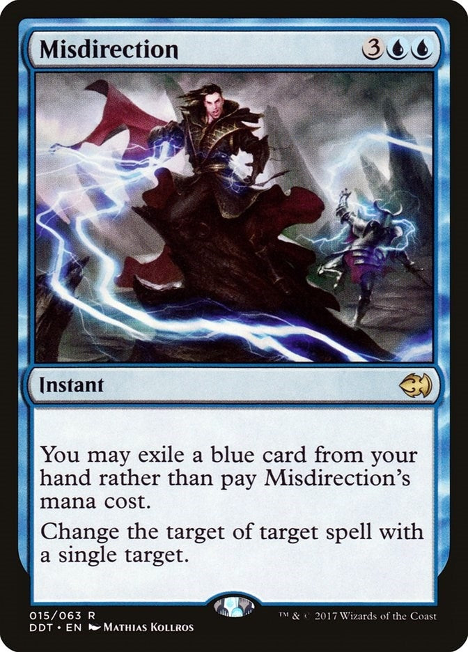 Image for Misdirection (Duel Decks: Merfolk vs. Goblins) (15) - Magic: The Gathering