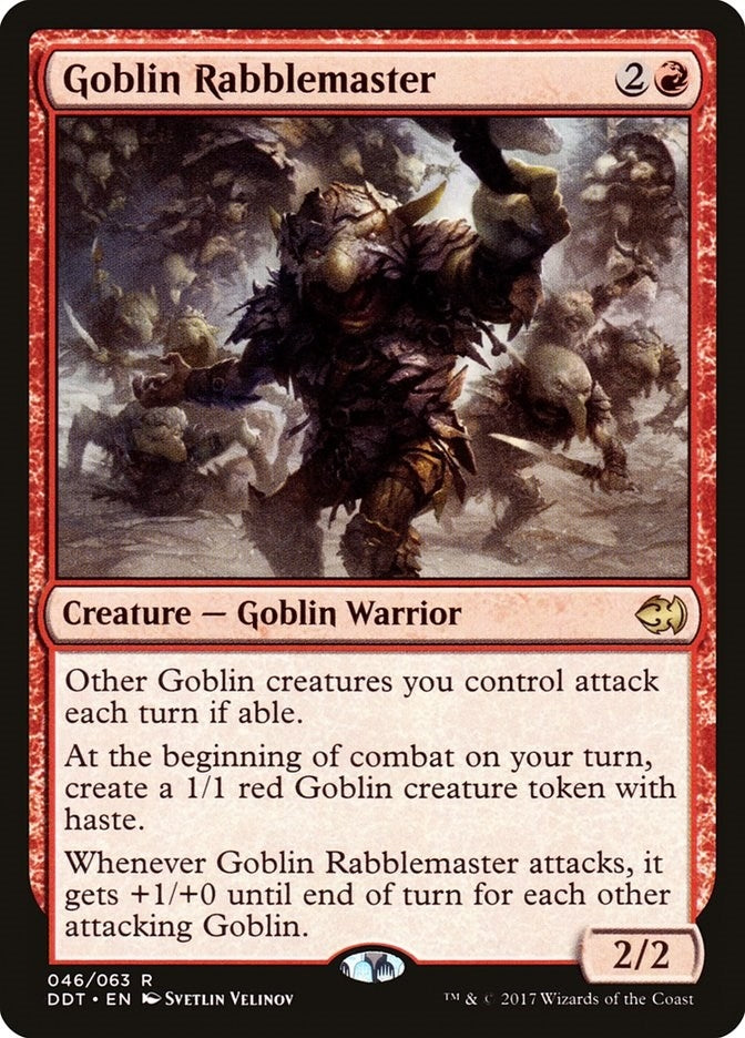 Image for Goblin Rabblemaster (Duel Decks: Merfolk vs. Goblins) (46) - Magic: The Gathering