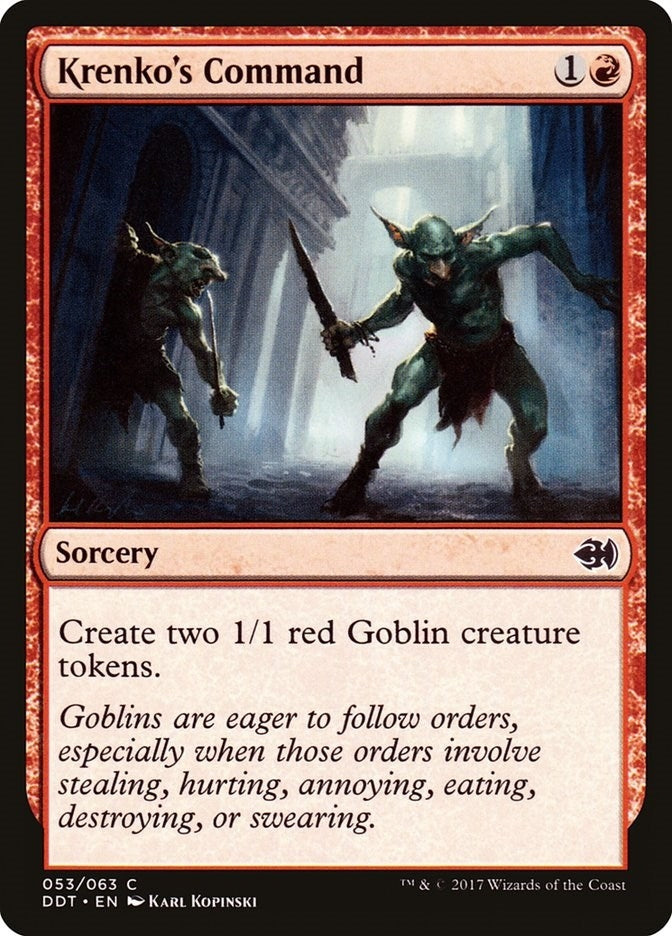 Image for Krenko's Command (Duel Decks: Merfolk vs. Goblins) (53) - Magic: The Gathering