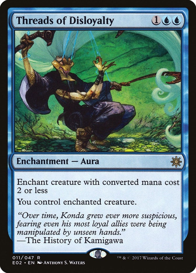 Image for Threads of Disloyalty (Explorers of Ixalan) (11) - Magic: The Gathering