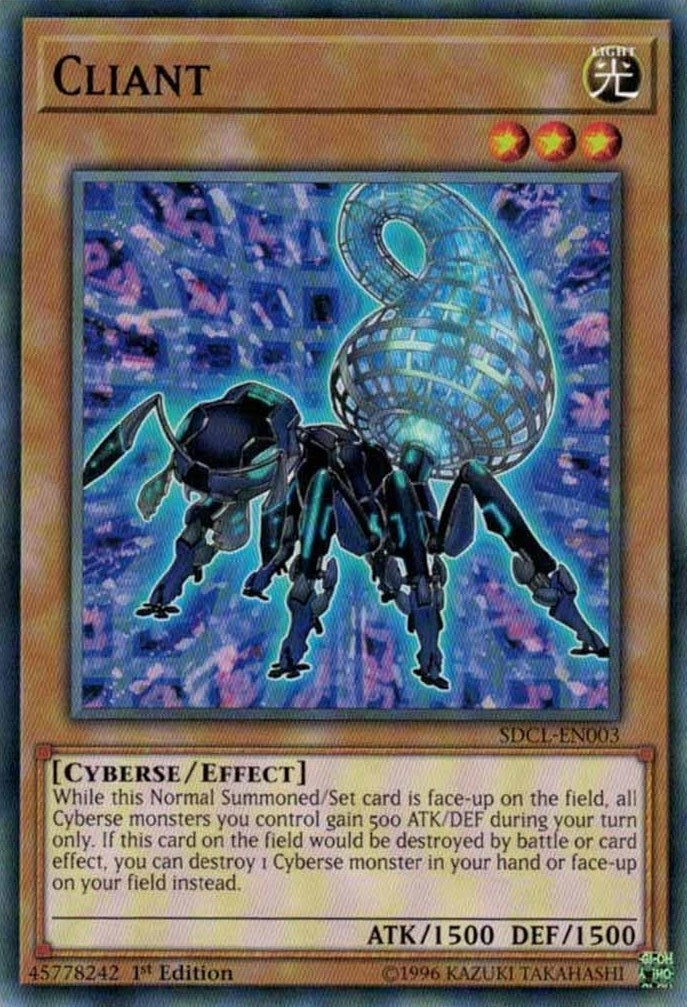 Image for Cliant (Structure Deck: Cyberse Link) (SDCL-EN003) - YuGiOh