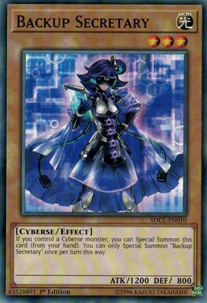 Image for Backup Secretary (Structure Deck: Cyberse Link) (SDCL-EN010) - YuGiOh
