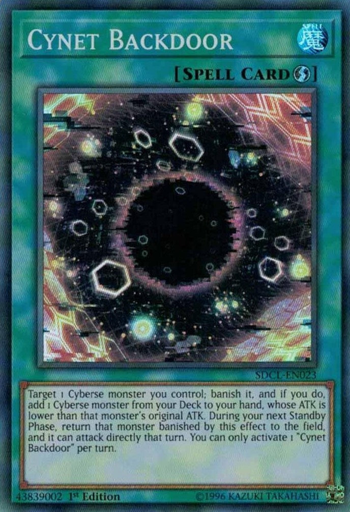 Image for Cynet Backdoor (Structure Deck: Cyberse Link) (SDCL-EN023) - YuGiOh