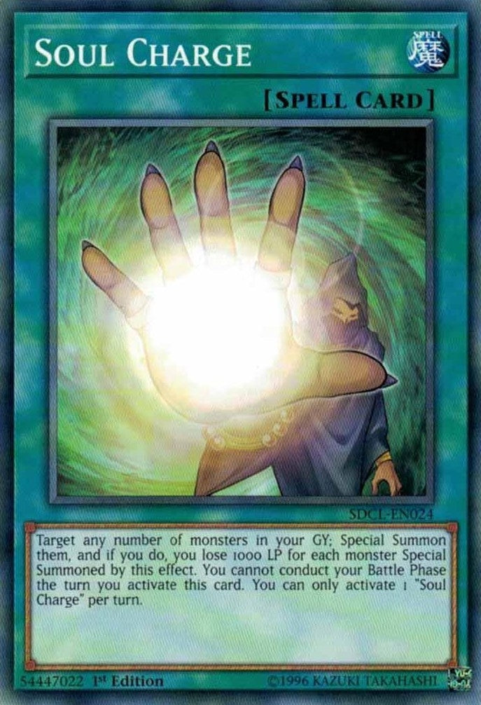 Image for Soul Charge (Structure Deck: Cyberse Link) (SDCL-EN024) - YuGiOh