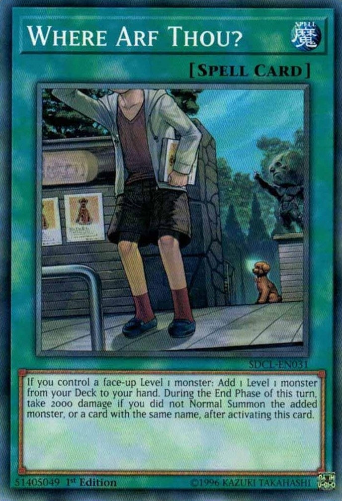 Image for Where Arf Thou? (Structure Deck: Cyberse Link) (SDCL-EN031) - YuGiOh