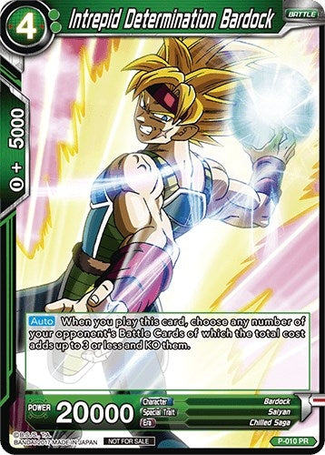 Image for Intrepid Determination Bardock (Non-Foil Version) (Promotion Cards) (P-010) - Dragon Ball Super: Masters