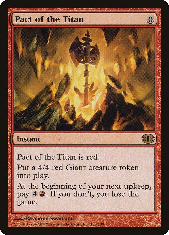Image for Pact of the Titan (Future Sight) (103) - Magic: The Gathering