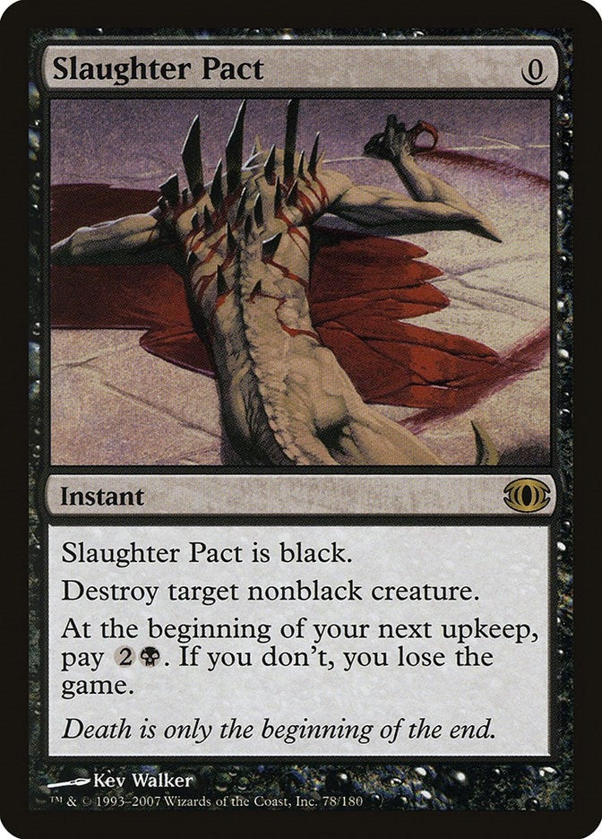 Image for Slaughter Pact (Future Sight) (78) - Magic: The Gathering