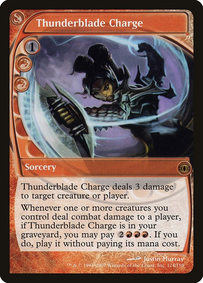 Image for Thunderblade Charge (Future Sight) (124) - Magic: The Gathering