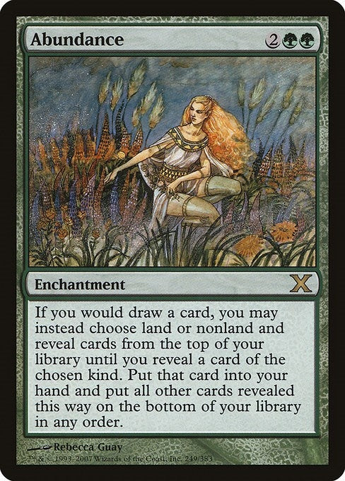 Image for Abundance (10th Edition) (249) - Magic: The Gathering