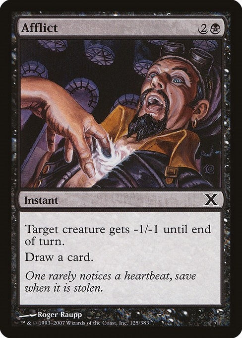 Image for Afflict (10th Edition) (125) - Magic: The Gathering