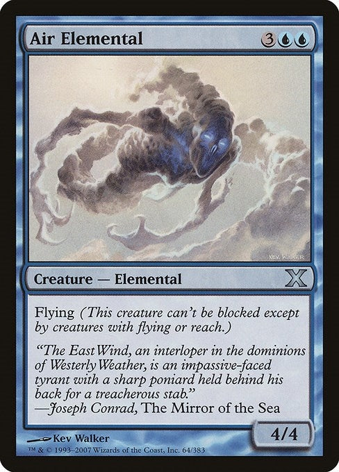 Image for Air Elemental (10th Edition) (64) - Magic: The Gathering