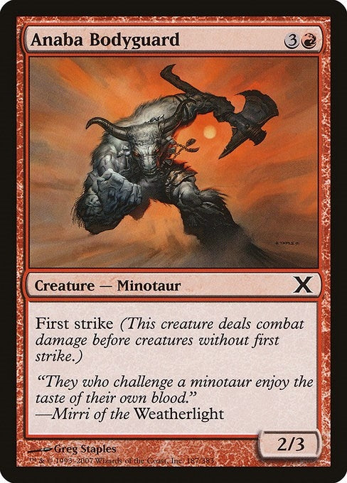 Image for Anaba Bodyguard (10th Edition) (187) - Magic: The Gathering