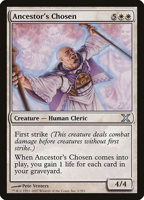 Image for Ancestor's Chosen (10th Edition) (1) - Magic: The Gathering