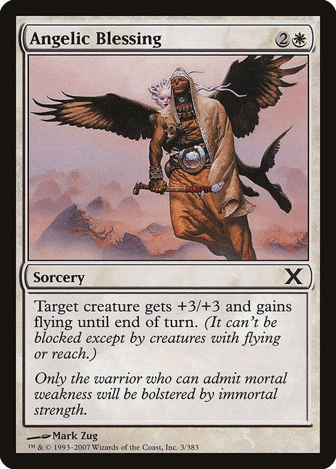 Image for Angelic Blessing (10th Edition) (3) - Magic: The Gathering