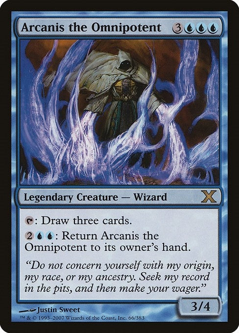 Image for Arcanis the Omnipotent (10th Edition) (66) - Magic: The Gathering
