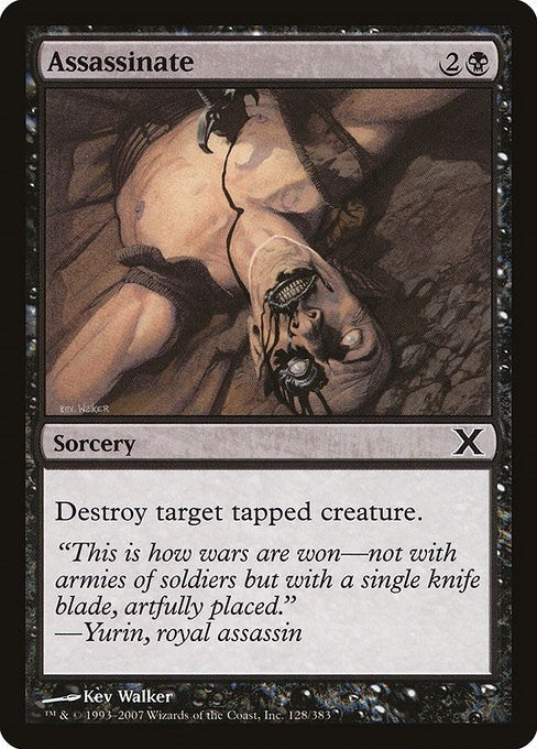 Image for Assassinate (10th Edition) (128) - Magic: The Gathering