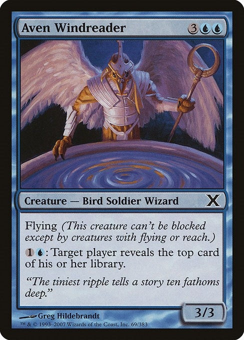 Image for Aven Windreader (10th Edition) (69) - Magic: The Gathering