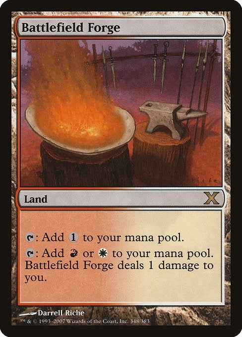 Image for Battlefield Forge (10th Edition) (348) - Magic: The Gathering
