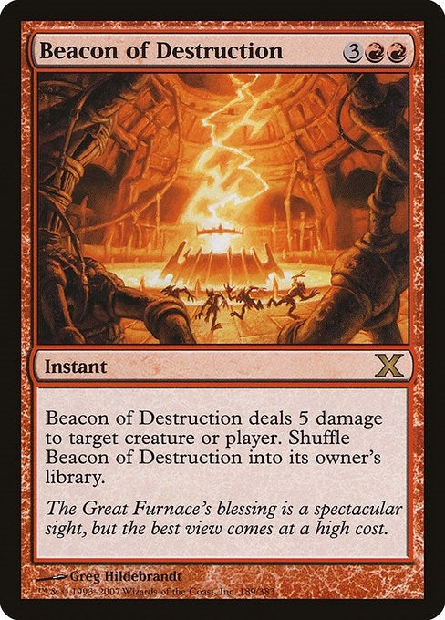 Image for Beacon of Destruction (10th Edition) (189) - Magic: The Gathering