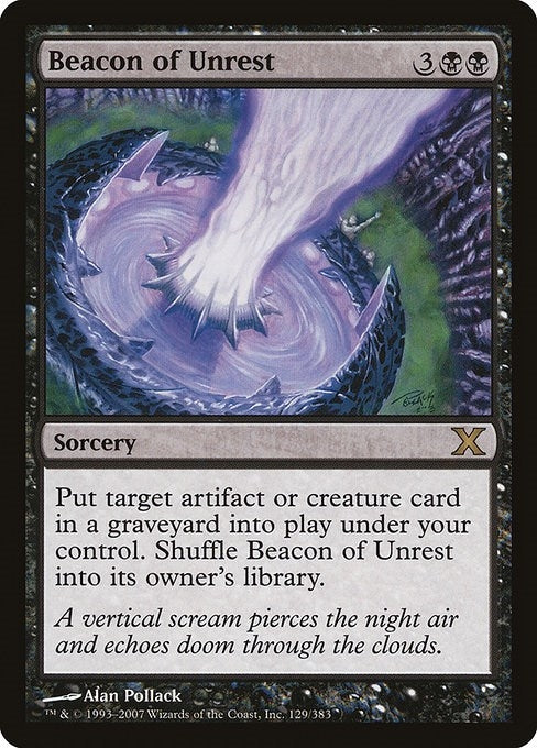 Image for Beacon of Unrest (10th Edition) (129) - Magic: The Gathering