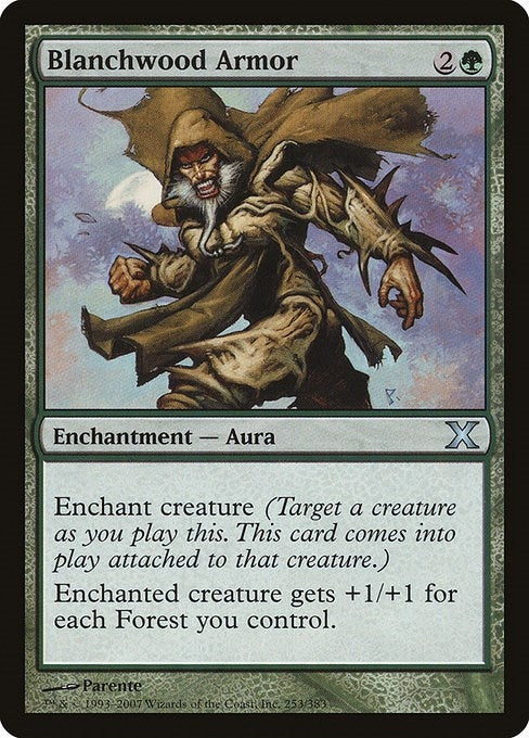 Image for Blanchwood Armor (10th Edition) (253) - Magic: The Gathering