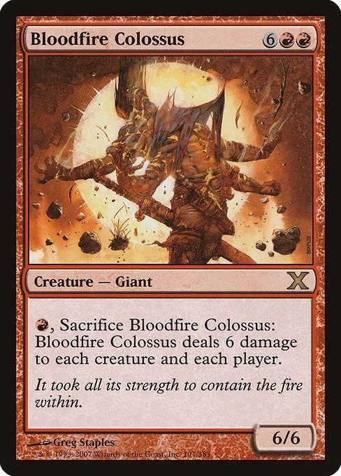 Image for Bloodfire Colossus (10th Edition) (191) - Magic: The Gathering
