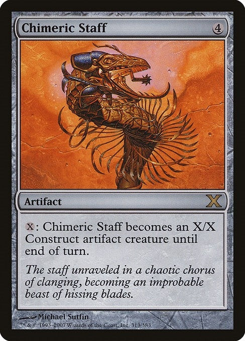 Image for Chimeric Staff (10th Edition) (313) - Magic: The Gathering