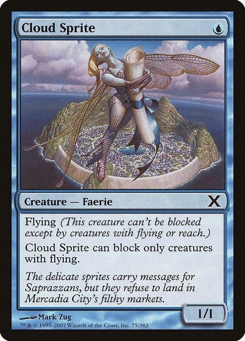 Image for Cloud Sprite (10th Edition) (75) - Magic: The Gathering