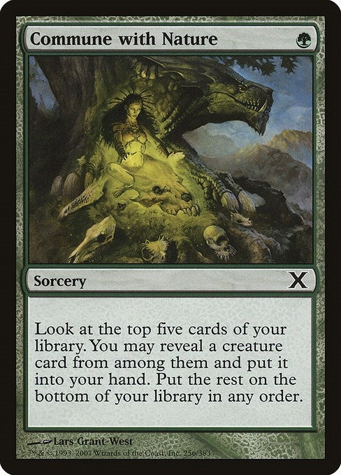 Image for Commune with Nature (10th Edition) (256) - Magic: The Gathering