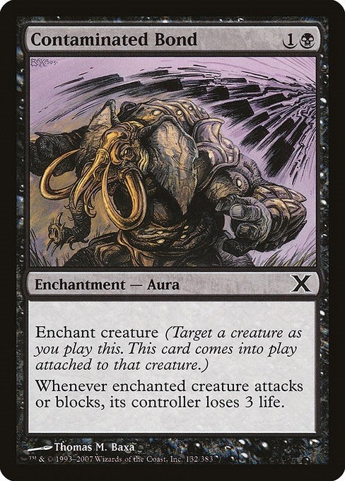 Image for Contaminated Bond (10th Edition) (132) - Magic: The Gathering