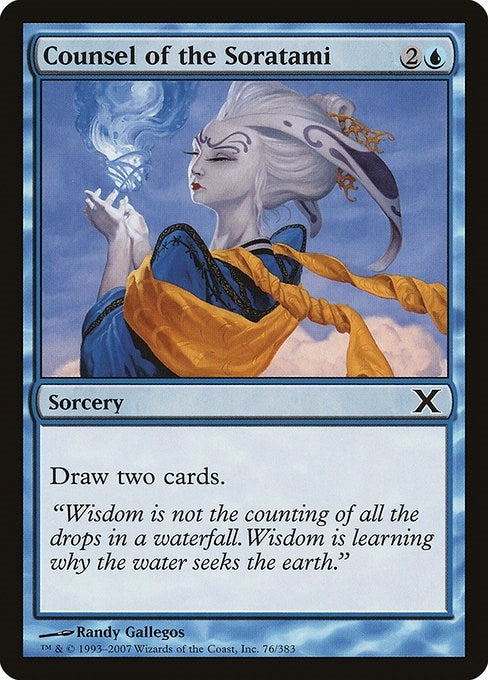 Image for Counsel of the Soratami (10th Edition) (76) - Magic: The Gathering
