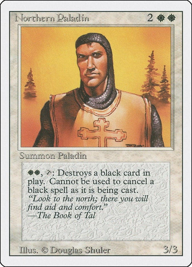Image for Northern Paladin (Revised Edition) - Magic: The Gathering