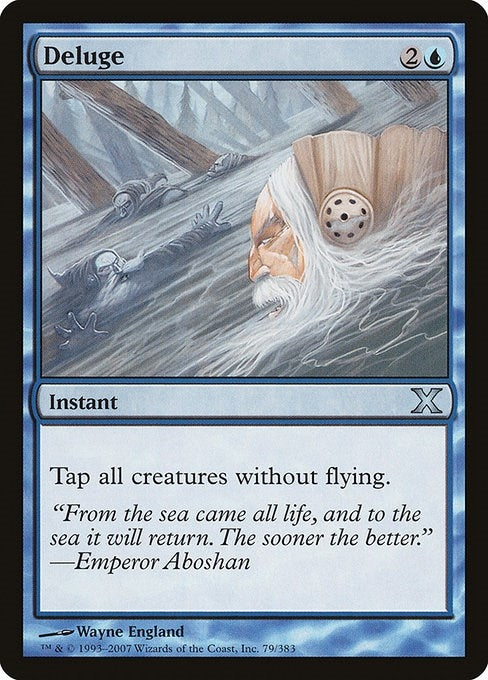 Image for Deluge (10th Edition) (79) - Magic: The Gathering