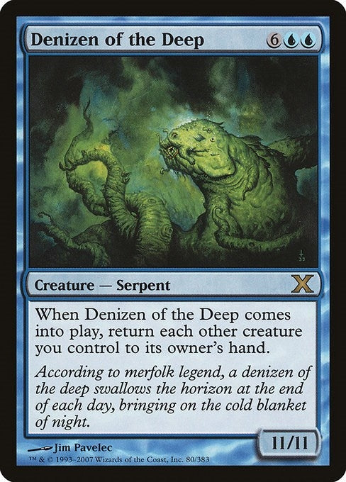 Image for Denizen of the Deep (10th Edition) (80) - Magic: The Gathering