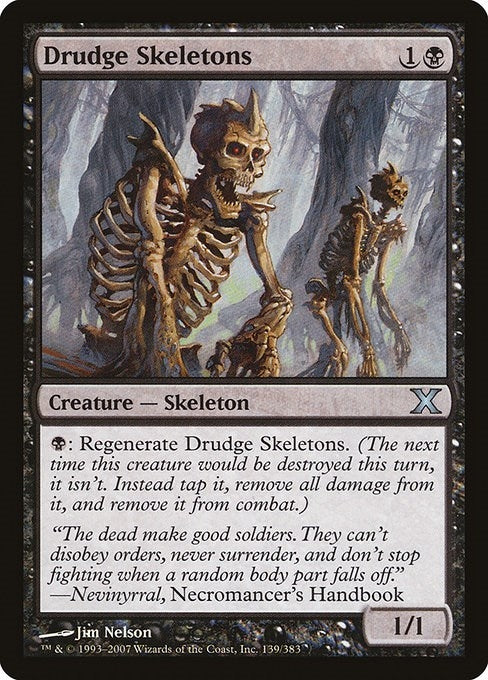 Image for Drudge Skeletons (10th Edition) (139) - Magic: The Gathering