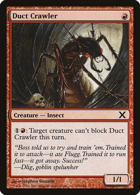 Image for Duct Crawler (10th Edition) (198) - Magic: The Gathering