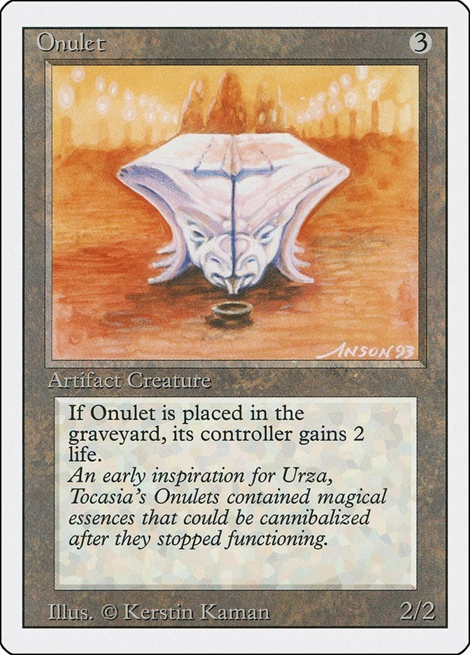 Image for Onulet (Revised Edition) - Magic: The Gathering