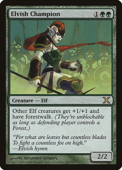 Image for Elvish Champion (10th Edition) (261) - Magic: The Gathering