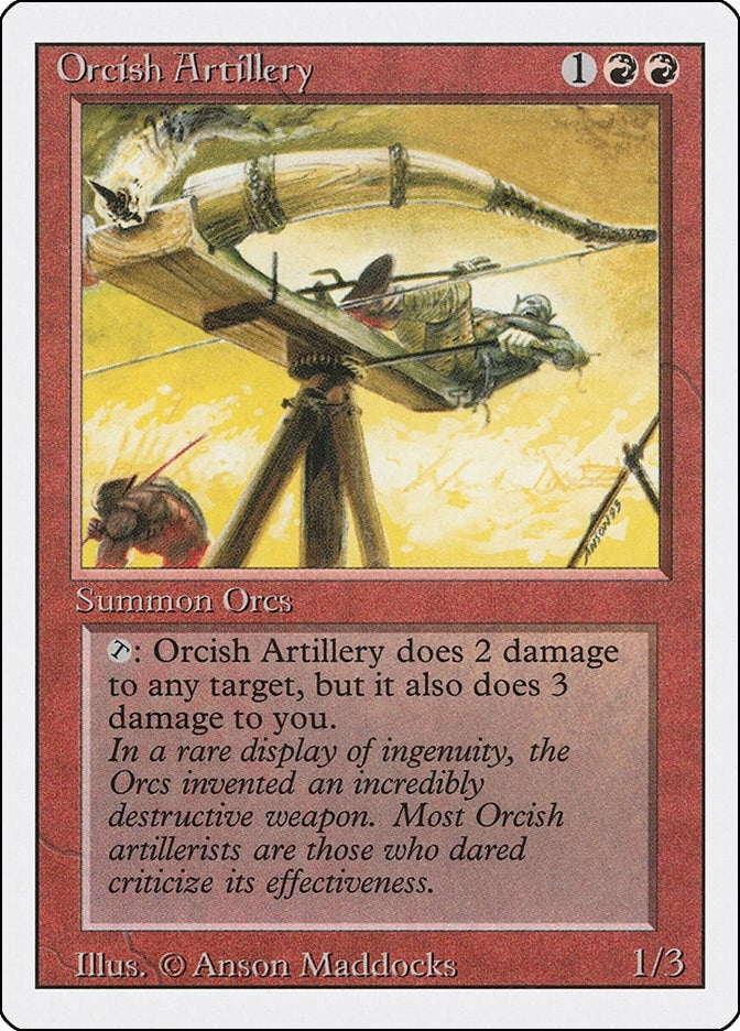 Image for Orcish Artillery (Revised Edition) - Magic: The Gathering