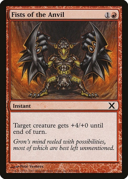 Image for Fists of the Anvil (10th Edition) (201) - Magic: The Gathering