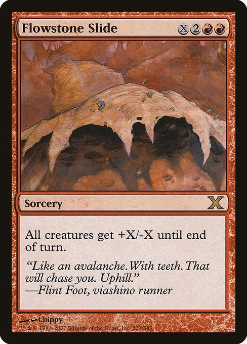 Image for Flowstone Slide (10th Edition) (203) - Magic: The Gathering