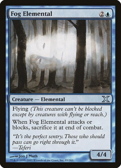 Image for Fog Elemental (10th Edition) (85) - Magic: The Gathering