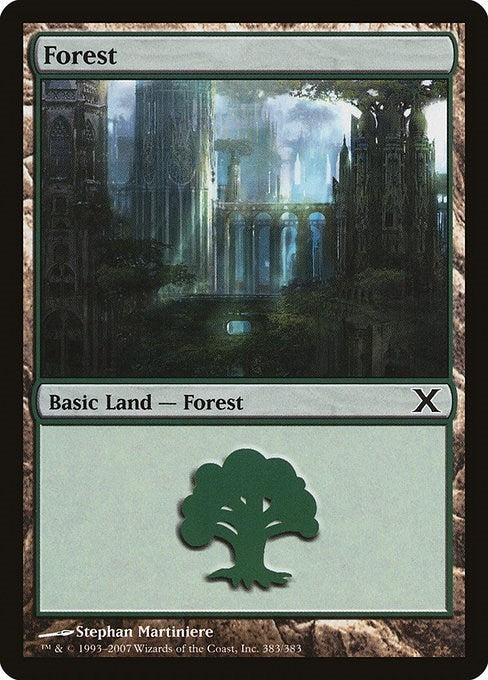 Image for Forest (383) (10th Edition) (383) - Magic: The Gathering